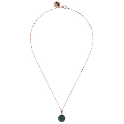 Collier Plaqué or rose et Pierres semi-précieuses