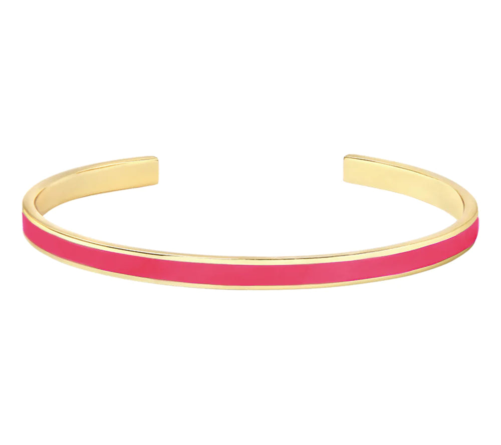 Bracelet jonc Bangle Framboise