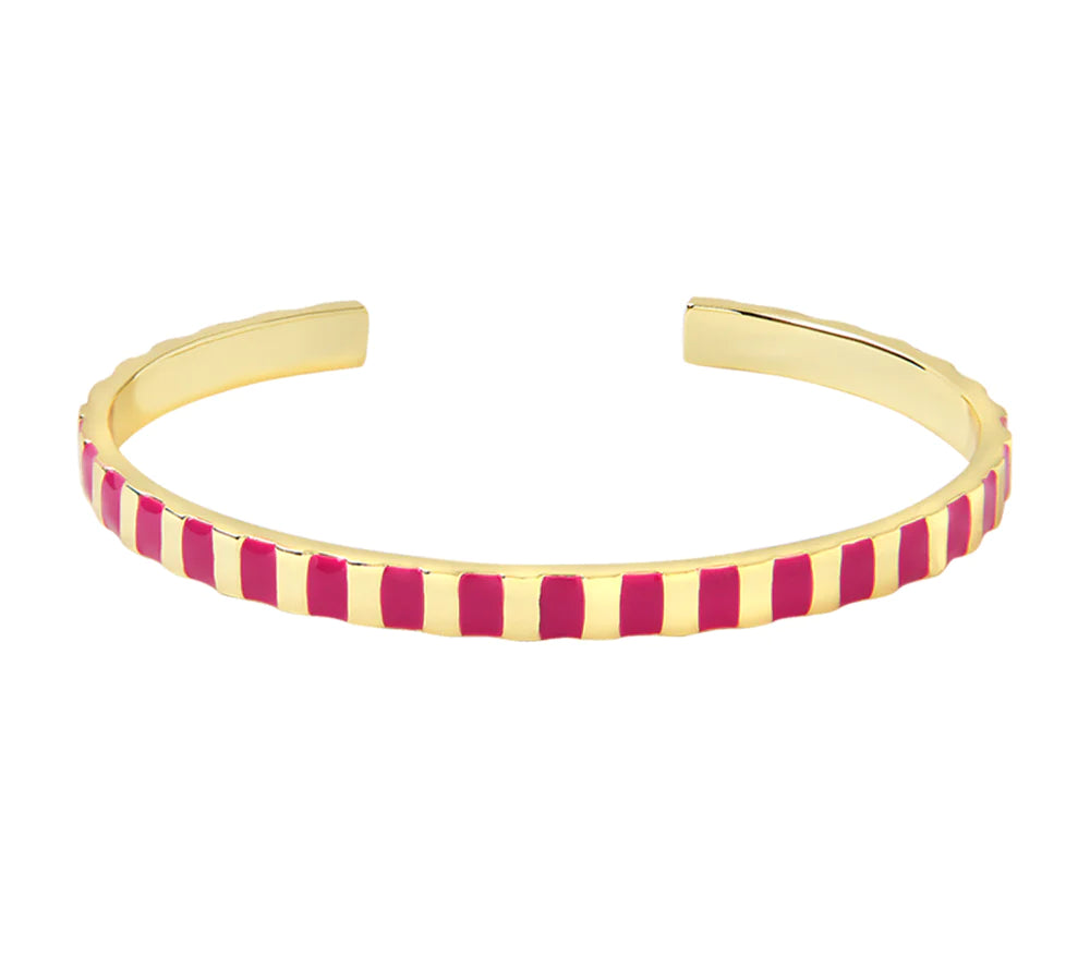 Bracelet jonc Bangle Inès Framboise