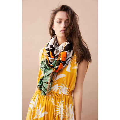 Foulard Palmlady Safran